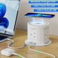 Electric Lift Desk Power Outlet – Wireless Charging & USB Ports