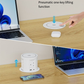 Electric Lift Desk Power Outlet – Wireless Charging & USB Ports