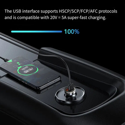 VoltDock™ Universal Multi-Device Car Charger with LED Voltage Monitor