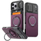 WalletShield Slide Card Holder Case with Magnetic Camera Lens Cover
