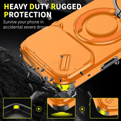 MagShiel Rugged Case with Sliding Lens Cover for iPhone