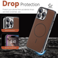 StealthMag Elite Leather Phone Case-Magnetic Compatible & Lens Protection