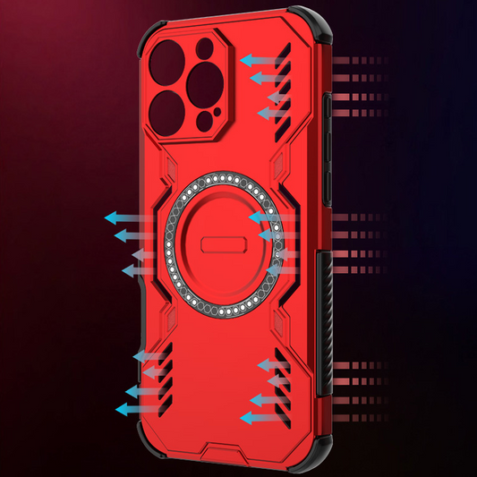 CoolShield Armor Case – Enhanced Cooling, Shockproof Build & MagSafe Ready