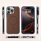 StealthMag Elite Leather Phone Case-Magnetic Compatible & Lens Protection