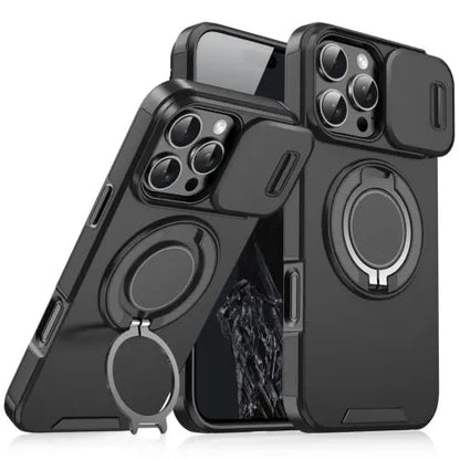 MagShiel Rugged Case with Sliding Lens Cover for iPhone