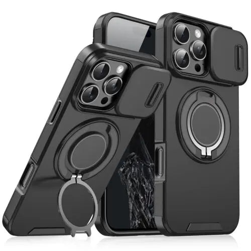 MagShiel Rugged Case with Sliding Lens Cover for iPhone