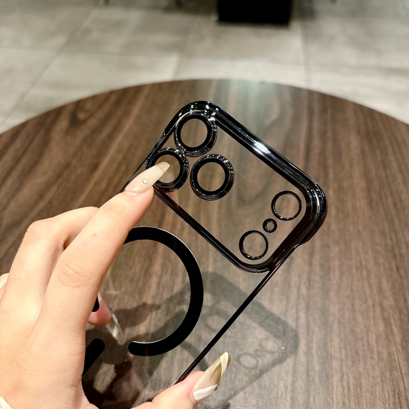 LumiClear MagSafe Case – Slim Design, Fingerprint-Resistant & Crystal Shine