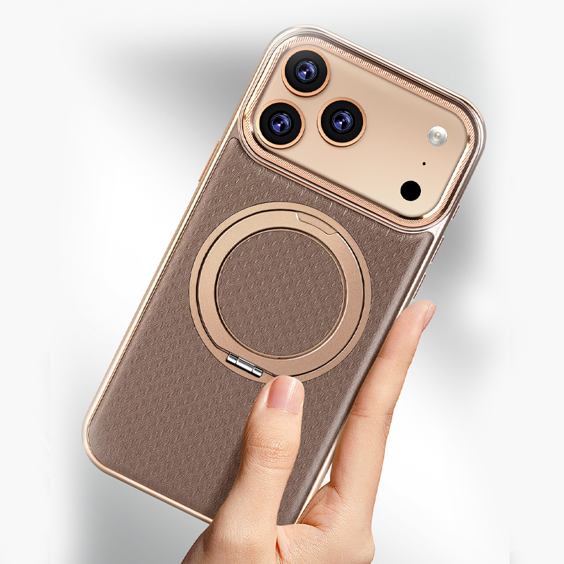 LuxFold Magnetic Leather Case – Professional Look & Built-in Stand