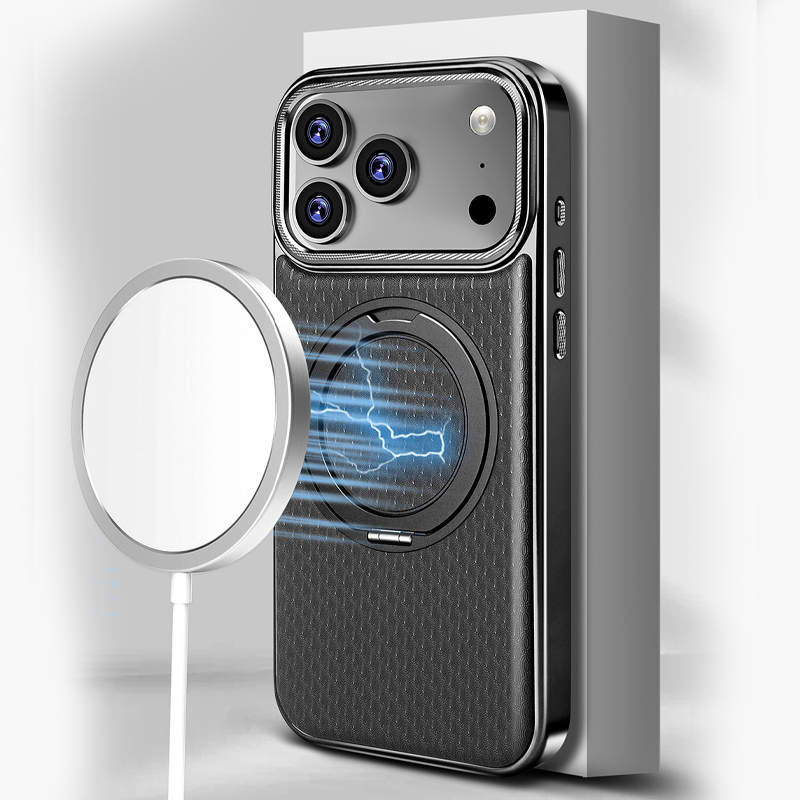 LuxFold Magnetic Leather Case – Professional Look & Built-in Stand