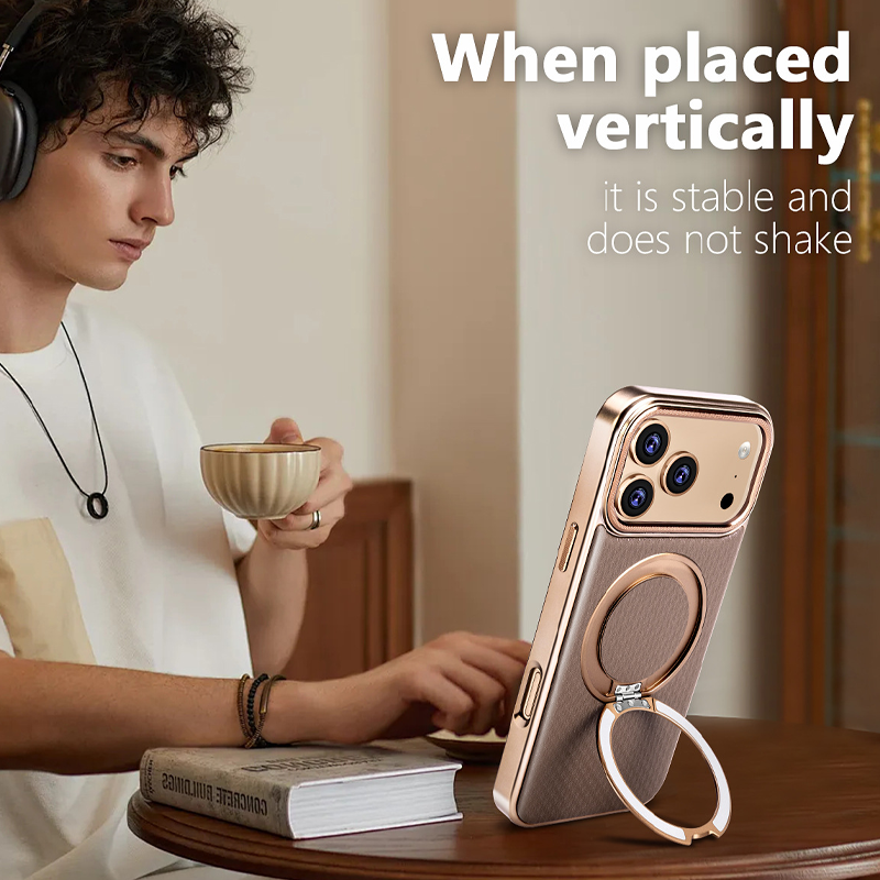 LuxFold Magnetic Leather Case – Professional Look & Built-in Stand