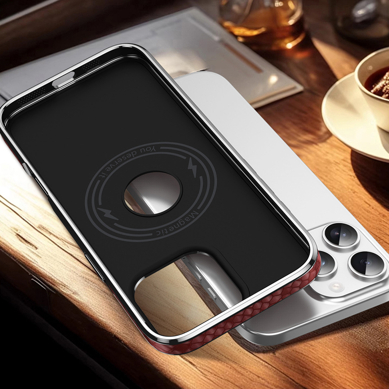 AurumEdge Premium Leather Case – Magnetic-Ready with Total Device Protection