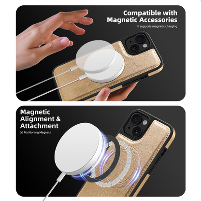 VaultSkin Multi-Function Wallet Phone Case – Magnetic Charging & Stand Function