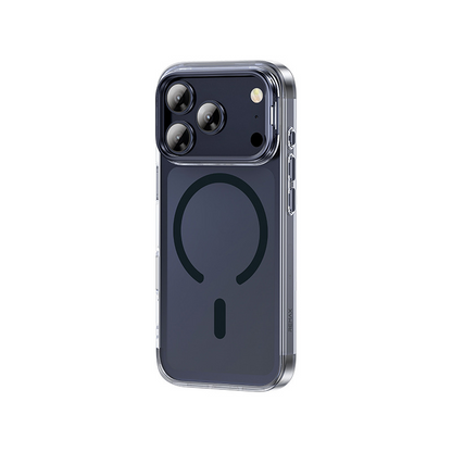 LumiEdge Magnetic Clear Case – Sleek Protection with Hidden Stand