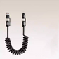 TrustCore 4-in-1 Spring Cable – 240W Ultra-Fast Charging, CarPlay Ready