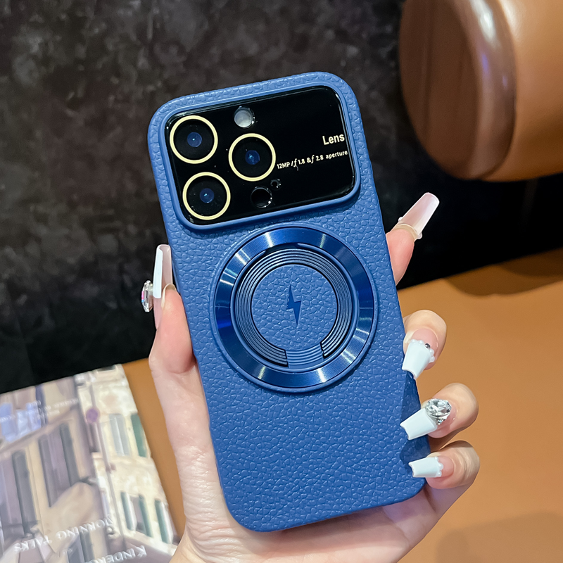 LycheeEdge Magnetic Stand Case – Textured Elegance & Practical Design