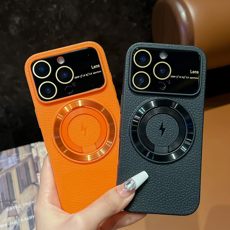 LycheeEdge Magnetic Stand Case – Textured Elegance & Practical Design