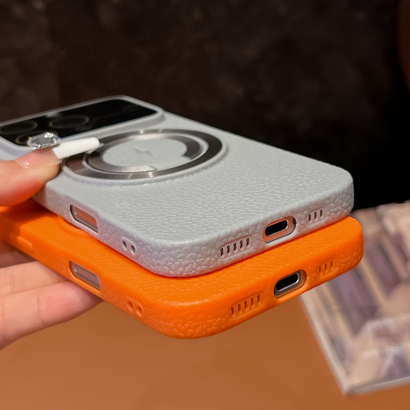 LycheeEdge Magnetic Stand Case – Textured Elegance & Practical Design