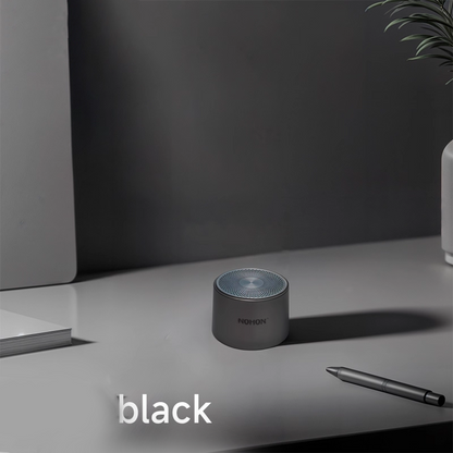 Audelle HaloPod Bluetooth Speaker – Magnetic Alloy Build, Waterproof with Ambient Glow