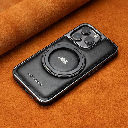 FormaSkin Luxe Leather Case – MagSafe Ready with Built-in Kickstand