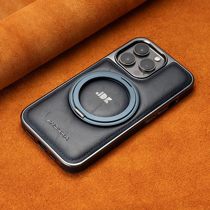 FormaSkin Luxe Leather Case – MagSafe Ready with Built-in Kickstand