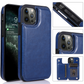 AurumLuxe Flip Wallet Case – Leather Texture, Card Slots & MagSafe Compatible