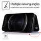 AurumLuxe Flip Wallet Case – Leather Texture, Card Slots & MagSafe Compatible