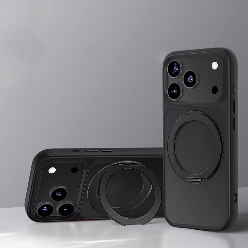 Velora SpinShield Case – Soft-Touch Comfort, 360° Stand & Magnetic Charging