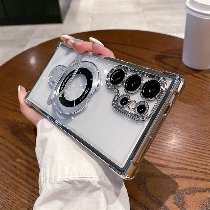 CushionEdge MagStand Case – Stylish Drop Protection & Magnetic Ready