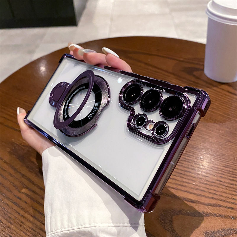 CushionEdge MagStand Case – Stylish Drop Protection & Magnetic Ready