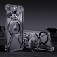 TitanGuard Metal Frameless Stand Case – Magnetic Compatible & Extreme Protection