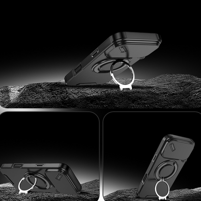 TechOrbit RotateShield MagStand Case – Full Lens Guard & Magnetic Power