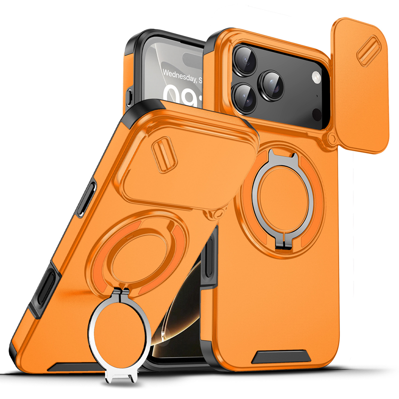 TechOrbit RotateShield MagStand Case – Full Lens Guard & Magnetic Power