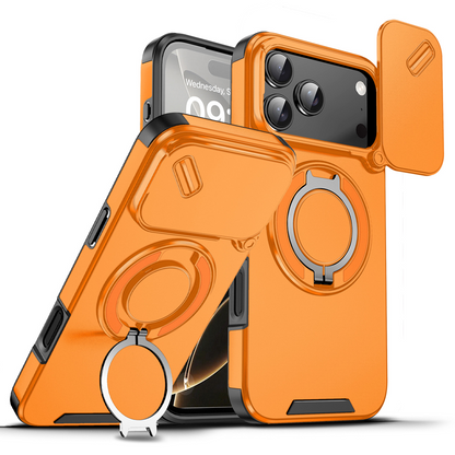TechOrbit RotateShield MagStand Case – Full Lens Guard & Magnetic Power