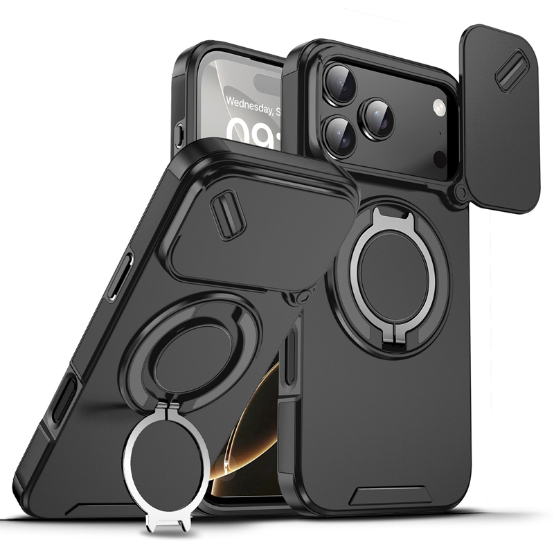 TechOrbit RotateShield MagStand Case – Full Lens Guard & Magnetic Power