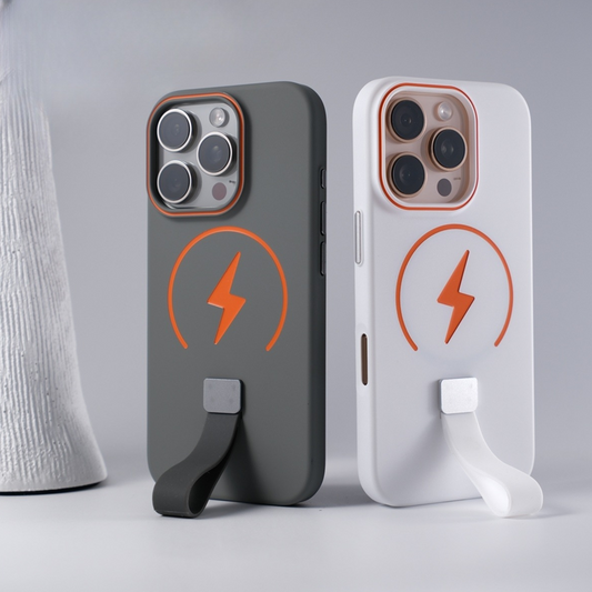 SkinFeel Magnetic Case – Magnetic Charging & Built-in Wrist Strap & Soft-Touch Comfort