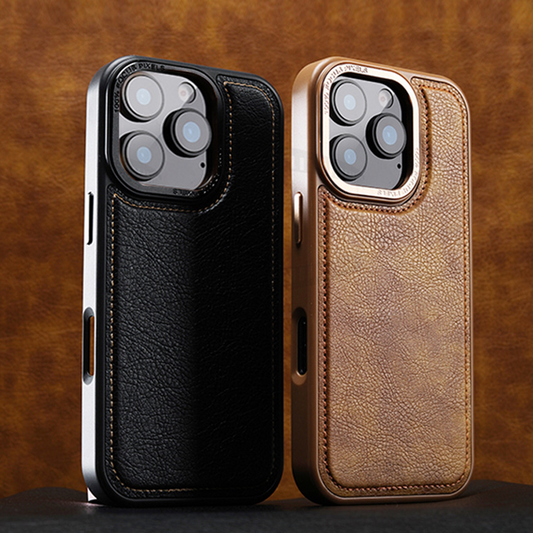 HeritageCraft Classic Leather Case – MagSafe Compatible with Timeless Elegance