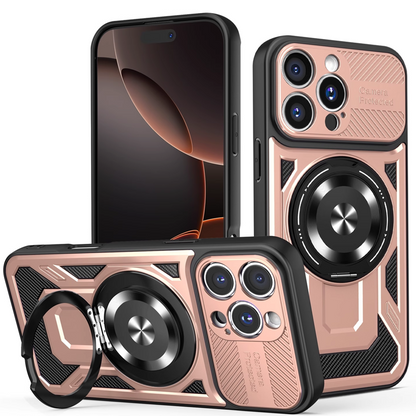ArmorEdge Tactical MagStand Case – Military-Grade Protection & Magnetic Charging Ready