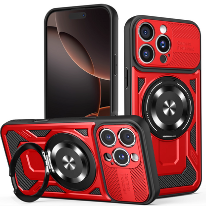 ArmorEdge Tactical MagStand Case – Military-Grade Protection & Magnetic Charging Ready