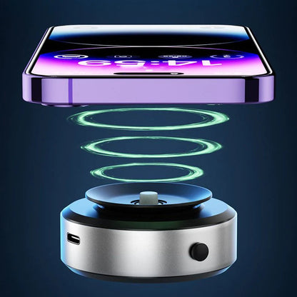 Versatile Phone Holder for Multiple Scenes：Magnetic Phone Stand with Vacuum Adsorption