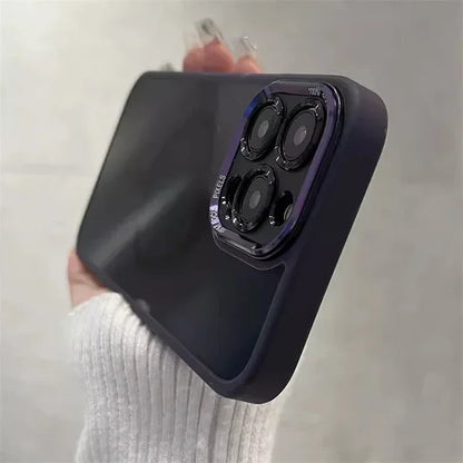 iPhone Silicone Magnetic Case: Rear Magnet, Shockproof & Durable