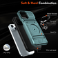 Card Slot Mecha Phone Case – Magnetic Compatible & Built-in Stand
