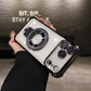 LumiShield™ Translucent Magnetic iPhone Case – Built-In Stand & Airbag Corners