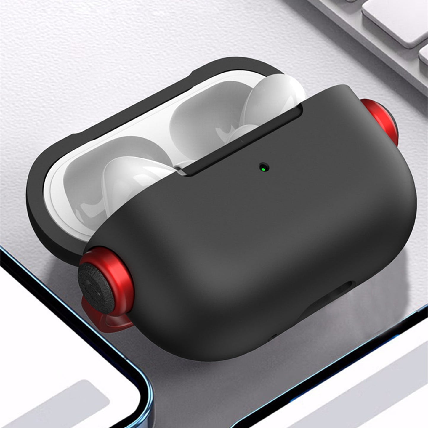 DropBeat AirPods Drop-Proof Case with portable carabiner