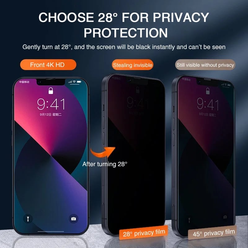 HD Privacy Shield iPhone Screen Protector - 6th Gen 2025